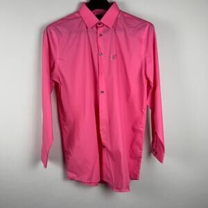 J.Ferrar Men Long Sleeve Slim Button Down Shirt Size‎ XL Formal Business Causal